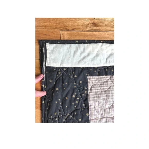 Handmade Noahs Ark Patchwork Applique Quilt Wall Hanging Nursery Decor 62 x 56 - Picture 8 of 8